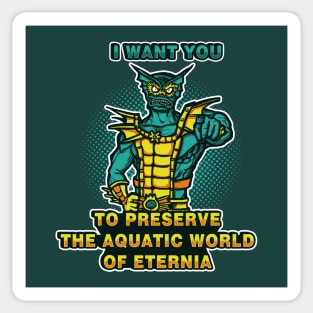 Preserve The Aquatic World Sticker